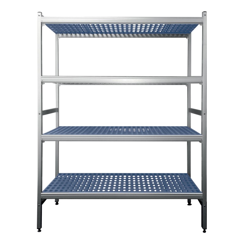 RAYONNAGE ALUMINIUM ECO 4 NIVEAUX, CLAYETTES 7954N465C L2G