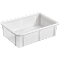BAC ALIMENTAIRE A LEVAIN EN POLYPROPYLENE BLANC 80230 L2G