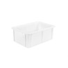 BAC ALIMENTAIRE A LEVAIN EN POLYPROPYLENE BLANC 80231 L2G
