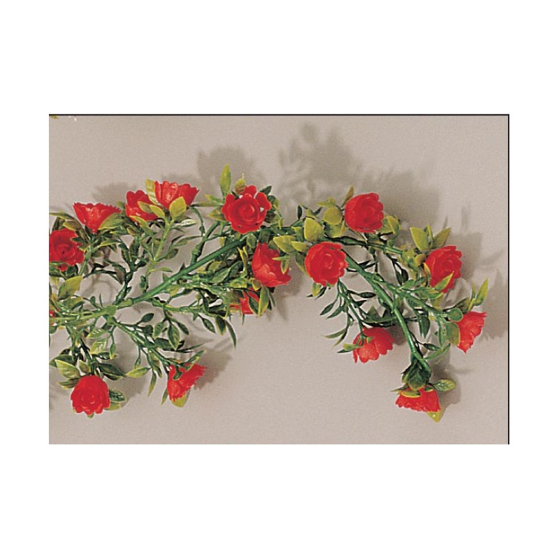GUIRLANDE ROSES POMPONS ROUGES 82150 L2G GUIRLANDE ROSES POMPONS ROUGES 82150 L2G