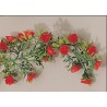 GUIRLANDE ROSES POMPONS ROUGES 82150 L2G