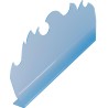 SEPARATEUR VAGUE BLEU TRANSLUCIDE 750X85X320 MM, 82200 L2G