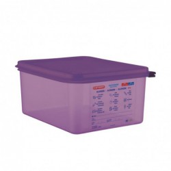 Bac hermétique violet antiallergénique GN1/2 Araven 10L CM789 Araven