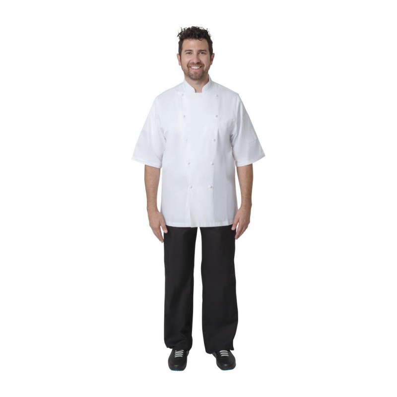 Veste chef unisexe Chef Works Executive Capri blanche EU56 A915-56 Chef Works Veste chef unisexe Chef Works Executive Capri blanche EU56 A915-56 Chef Works