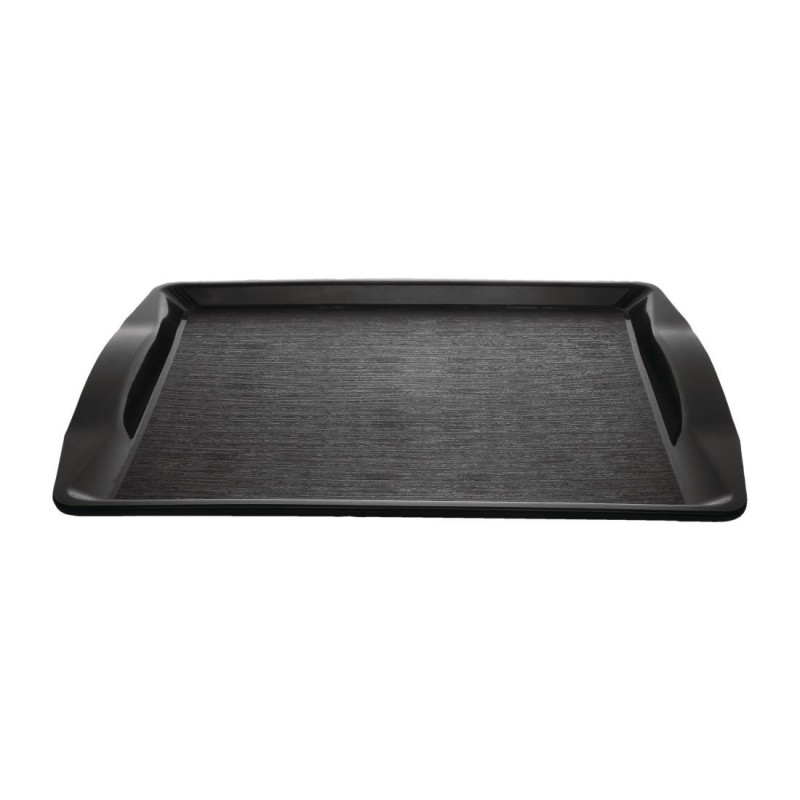 Plateau self-service avec poignées noir Olympia Kristallon 420mm CM940 Olympia Plateau self-service avec poignées noir Olympia Kristallon 420mm CM940 Olympia