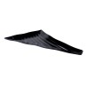 PLAT MELAMINE NOIR ONDULE TRIANGULAIRE 'R' 85556 L2G