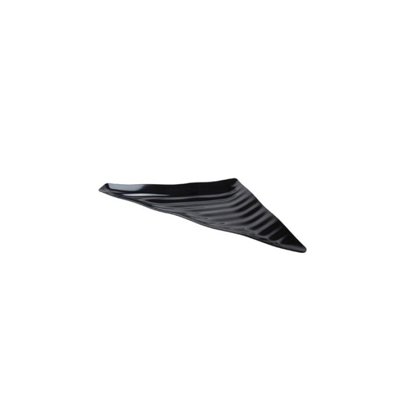 PLAT MELAMINE NOIR ONDULE TRIANGULAIRE 'L' 85557 L2G PLAT MELAMINE NOIR ONDULE TRIANGULAIRE 'L' 85557 L2G
