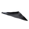 PLAT MELAMINE NOIR ONDULE TRIANGULAIRE 'L' 85557 L2G