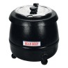 MARMITE A SOUPE CARROSSERIE NOIRE, COUVERCLE 860083 L2G