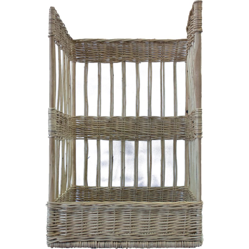 CORBEILLE OSIER BLANC 50X40CM H.74X14 EXT. 92110 L2G CORBEILLE OSIER BLANC 50X40CM H.74X14 EXT. 92110 L2G