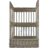CORBEILLE OSIER BLANC 50X40CM H.74X14 EXT. 92110 L2G