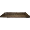 PRESENTOIR OSIER BLANC EN PENTE 100X50CM 92112 L2G