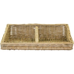 PANIERE OSIER BLANC SAUCISSON 495X300MM 92114 L2G