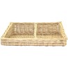 PANIERE OSIER BLANC SAUCISSON 495X400MM 92115 L2G