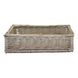 CORBEILLE DE PRESENTATION OSIER BLANC 92131 L2G