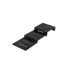 ESCALIER 3 MARCHES PLEXIGLAS NOIR 9231N L2G