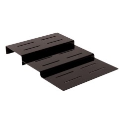 ESCALIER 3 MARCHES PLEXIGLAS NOIR 9232N L2G