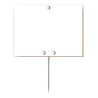 PAQUET DE 10 ETIQUETTES EN PVC, COULEUR BLANCHE 9430 L2G