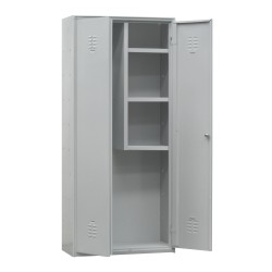 ARMOIRES BALAIS SANS PIEDS AVEC 3 ETAGERES AB-2P L2G
