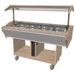 BUFFET BAIN-MARIE CENTRAL CHAUFFANT, B1604BA L2G