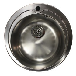 BAC INOX ROND A ENCASTRER DIAM 385 MM H-160 MM B4900 L2G