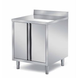 MEUBLE BAS INOX 304, ADOSSE BAT2/8A L2G