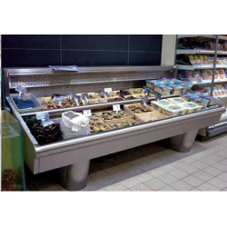 BANC A COQUILLAGES 2 NIVEAUX, REFRIGERE SUR GROUPE BC2NRG-2500X1100 L2G