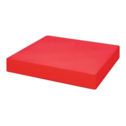 BLOC DE DECOUPE POLY COULEUR ROUGE BD126-R-100 L2G