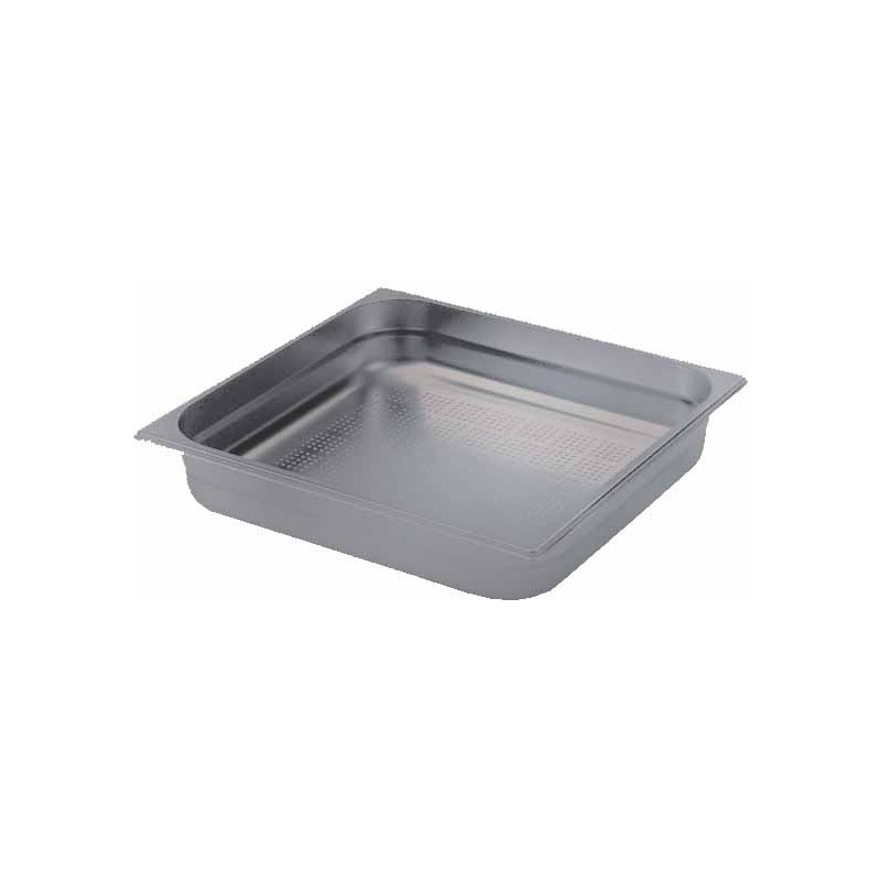 BAC GASTRO INOX GN2/1 PR.55MM PERFORE BF21055 L2G BAC GASTRO INOX GN2/1 PR.55MM PERFORE BF21055 L2G