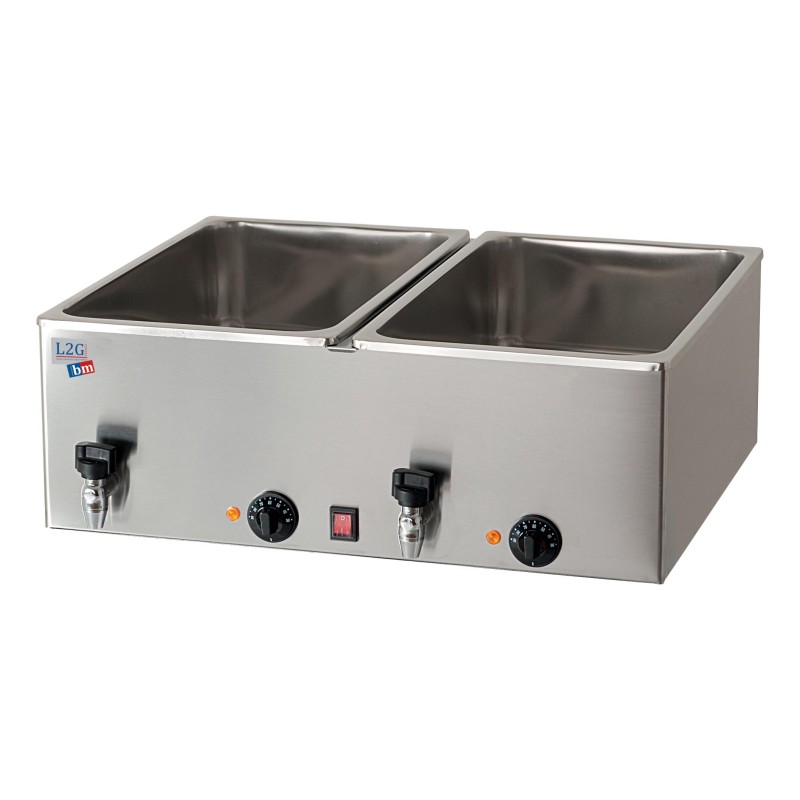 BAIN-MARIE ELECTRIQUE 2 CUVES BM216R L2G BAIN-MARIE ELECTRIQUE 2 CUVES BM216R L2G