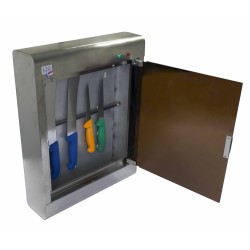 ARMOIRE INOX A STERILISER A AIMANT AVEC TUBE UV 8W BUD-AAC25A L2G