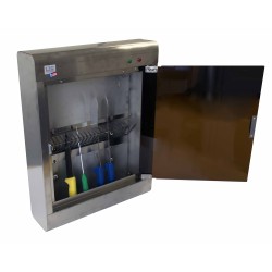 ARMOIRE INOX A STERILISER A PANIER AVEC TUBE UV 8W BUD-AAC25P L2G