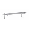ETAGERE MURALE INOX TUBULAIRE CONSOLES FIXES BUD-ETTU104 L2G