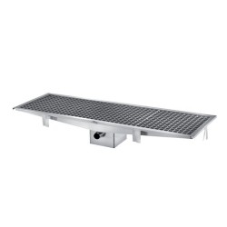 CANIVEAU INOX PANIER A DECHET AMOVIBLE SIPHON CAN1000X300-SH L2G