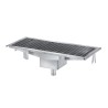 CANIVEAU INOX PANIER A DECHET AMOVIBLE SIPHON CAN1000X300-SV L2G
