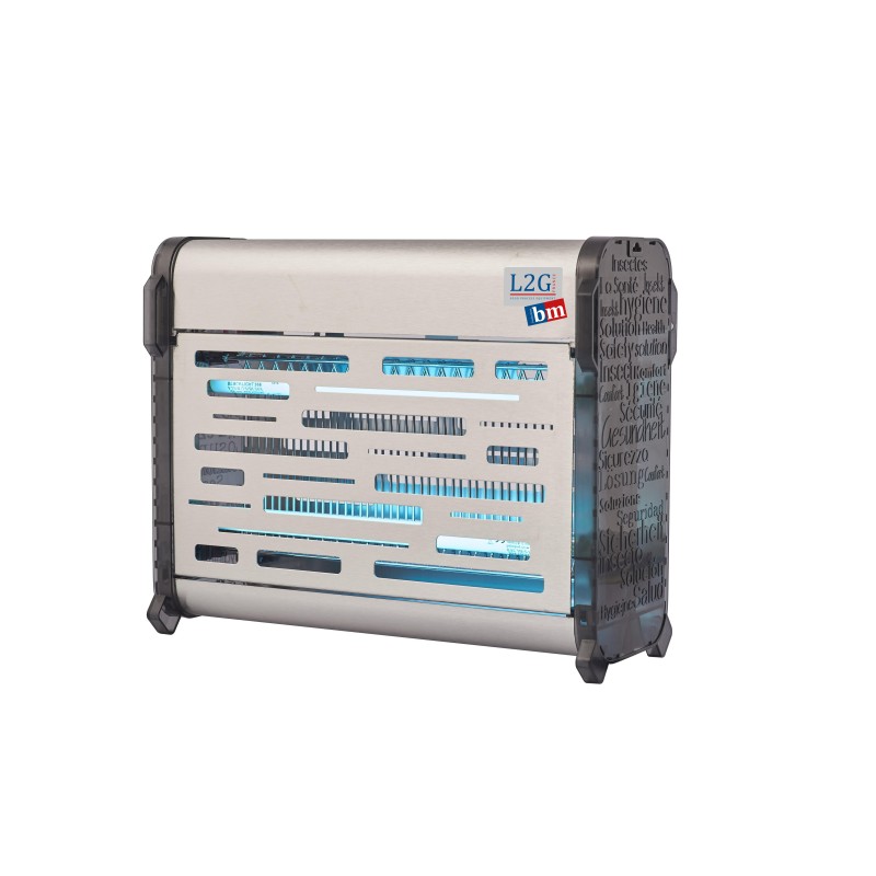 EXTERMINATEUR D'INSECTES INOX LED 2X7W CAPT14IT L2G EXTERMINATEUR D'INSECTES INOX LED 2X7W CAPT14IT L2G