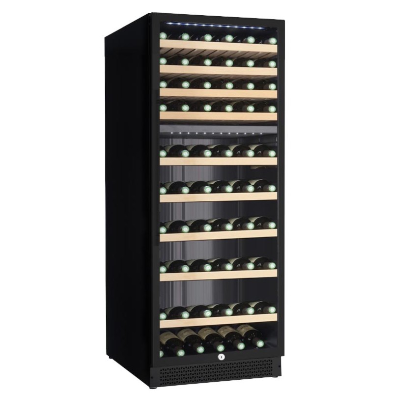 CAVE A VIN, 2 ZONES +5/+12°C EN BAS ET +12/+20°C CAV180D L2G CAVE A VIN, 2 ZONES +5/+12°C EN BAS ET +12/+20°C CAV180D L2G