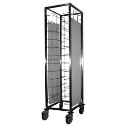 CHARIOT DE DEBARRASSAGE INOX 1X12 NIVEAUX, CHDPP10523 L2G