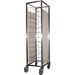 CHARIOT DE DEBARRASSAGE INOX 2X12 NIVEAUX, CHDPP10524 L2G