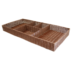 PRESENTOIR POLYPROPYLENE RECTANGULAIRE 5 CASES CLY7834 L2G