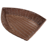 BATEAU POLYPROPYLENE IMITATION OSIER CHOCOLAT CLY8216 L2G