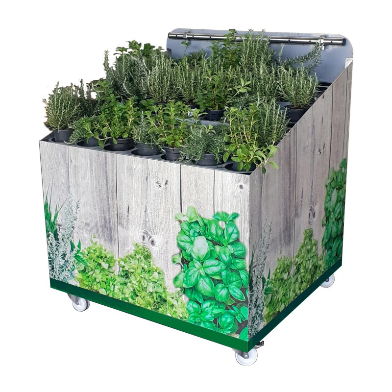 PRESENTOIR A HERBES FRAICHES 3 NIVEAUX EN CASCADE CONCEPT-HERBES-1211 L2G PRESENTOIR A HERBES FRAICHES 3 NIVEAUX EN CASCADE CONCEPT-HERBES-1211 L2G