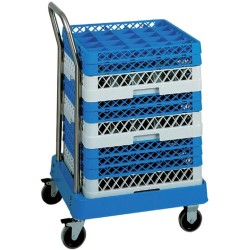 SOCLE INOX PORTE-PANIERS POUR LAVE-VAISSELLE, CP1445 L2G