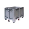 BAC A GLACE ROULANT POLYETHYLENE 500 LITRES CPP470 L2G