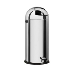 POUBELLE OBUS INOX AVEC PEDALE CPP52SS L2G