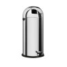 POUBELLE OBUS INOX AVEC PEDALE CPP52SS L2G