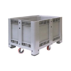 BAC A GLACE ROULANT POLYETHYLENE 610 LITRES CPP650 L2G