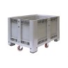 BAC A GLACE ROULANT POLYETHYLENE 610 LITRES CPP650 L2G