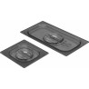 COUVERCLE COPOLYESTER POUR BAC GASTRO GN2/1 CTR21000 L2G