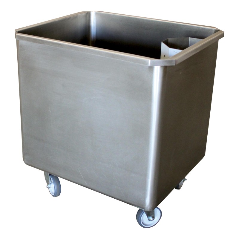 CUVE ROULANTE INOX 304, BONDE+CREPINE 2 ROUL. CUV6050 L2G CUVE ROULANTE INOX 304, BONDE+CREPINE 2 ROUL. CUV6050 L2G